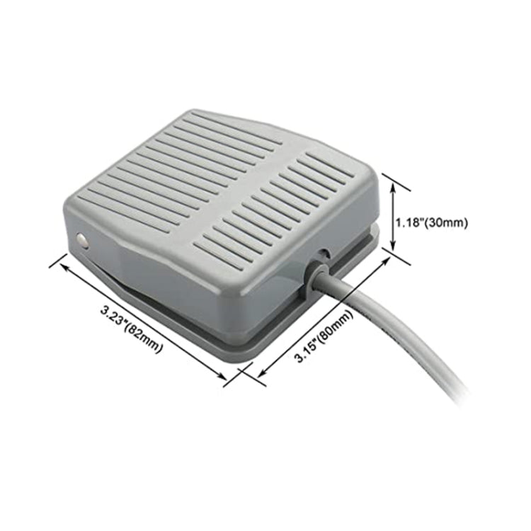 TFS-201 AC 250V 10 A Electric Power Plastic Foot Switch Power Pedal, Cable Length: 1m, TFS-201 1m TFS-201 AC 250V 10 A Electric Power Plastic Foot Switch Power Pedal, Cable Length: 1m, TFS-201 1m